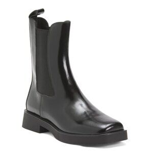 GH BASS Black Leather Bowery Chelsea Boots